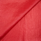 Crêpe irisé polyester rouge