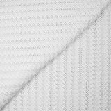 Dentelle graphique blanche