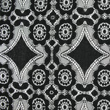 Dentelle polyester bohème noir