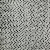 Dentelle polyester chevron blanc fond noir