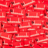 Étiquettes tissées  "La chamade" x 5