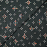 Gabardine 100% coton symbole celtique fond noir