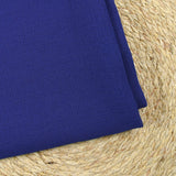 Gaze de polyester unie bleu roi