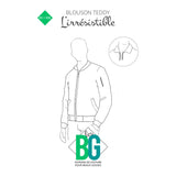 Patron de couture Homme : Blouson Teddy L'irrésistible