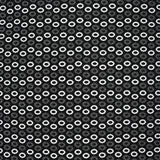 Jacquard polyviscose ovale fond noir