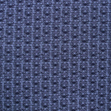 Jean's jacquard polyviscose losange fond marine