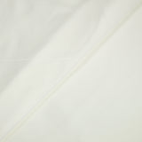 Jersey bord-côte tubulaire moyen blanc porcelaine