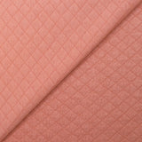 Jersey de coton matelassé Josie saumon