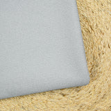 Jersey de polyamide côtelé bord-côte gris lurex argent