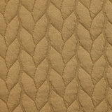 Matelassé Jersey Braids Camel Fondo