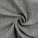 Matelassé Jersey Braids Gray Grey Fondo