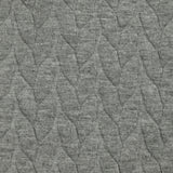 Matelassé Jersey Braids Gray Grey Fondo