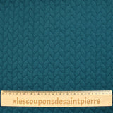 Matelassée jersey oil braids