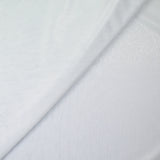 Maille fine Lurex argent fond blanc