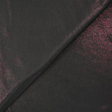 Maille fine Lurex rouge fond noir