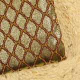 Maille lurex serpent doré