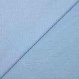 Maille polo coton bleu layette