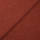Maille texturée grattée Ori rouge rouille