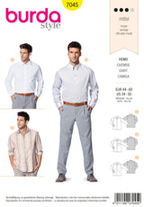 Patron n°7045 : Chemise pour homme