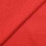 Mousseline de 100% soie rouge