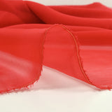 Muslin de seda 100% roja