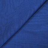 Mousseline 100% soie unie bleu foncé changeant noir