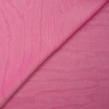 Mousseline 100% soie unie rose clair changeant fuchsia