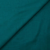 Mousseline de 100% soie unie bleu canard