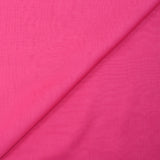 Mousseline de 100% soie unie rose