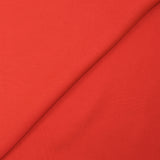 Mousseline de 100% soie unie rouge corail
