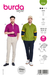 Patron Burda Homme n°5744 : Pull