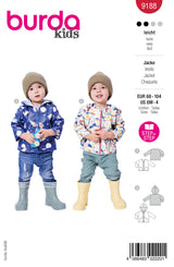 Patron Burda kids n°9188 : Veste