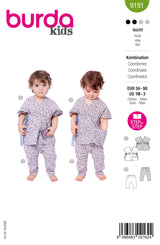 Patron Burda kids n°9191 : Coordonnés