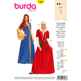 Patron n°7468 : Robe, Bonnet style Moyen-Âge