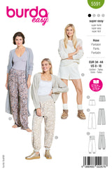 Patron Burda n°5591 : Pantalon
