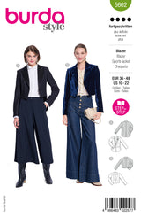 Patron Burda n°5602 : Blazer