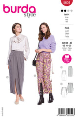 Patron Burda n°5604 : Jupe