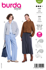 Patron Burda n°5607 : Veste