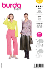 Patron Burda n°5615 : Blouse