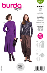 Patron Burda n°5616 : Robe & T-shirt