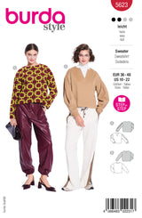 Patron Burda n°5623 : Sweatshirt