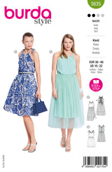 Patron Burda n°5635 : Robe