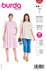 Patron Burda n°5639 : Robe & Blouse