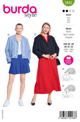 Patron Burda n°5642 : Veste