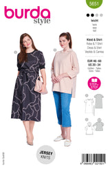 Patron Burda n°5651 : Robe & T-shirt