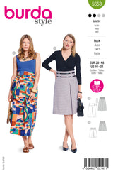 Patron Burda n°5653 : Jupe