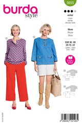 Patron Burda n°5655 : Blouse