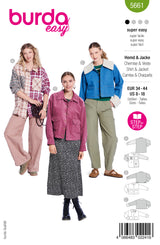 Patron Burda n°5661 : Chemise & Veste
