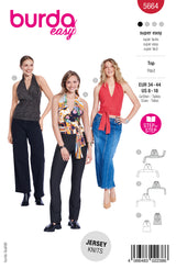Patron Burda n°5664 : Top
