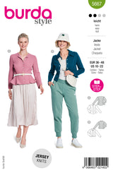 Patron Burda n°5667 : Cardigan